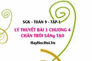 Lý thuyết Toán 9 Bài 1: Tỉ Số Lượng Giác Của Góc Nhọn (Chân Trời Sáng Tạo)